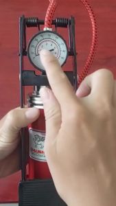 Bơm đạp chân mini 1 Piston tiện dụng - bơm ô tô - bơm xe máy - Xe Đạp Bơm Bong Bóng Đa Năng