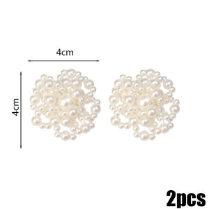 Dễ thương nơ đáng yêu ngọc trai giả dây xích điện thoại trang sức nơ hình cung khóa giày dây giày trang trí Phụ Kiện Giày móc khóa túi