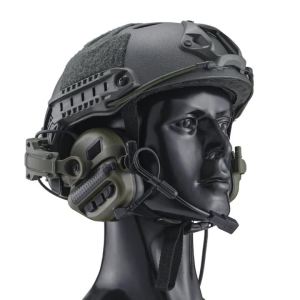 Tactical Headphones Helmet Compatible PTT Active Noise Cancelling Earmuffs for Military Shooting Hearing Protection2026