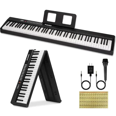 KAWES Digital 88 / 61Keys Foldable Piano Keyboard Electric Keyboard Folding