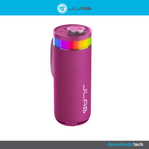JLAB Go Party Portable Bluetooth Speaker - 16H Play Time Easy Handling RGB lighting IP56 Splashproof Multiple Connection Lab Quality Sound