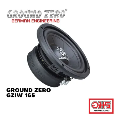 GROUND ZERO GZIW 165 GZIW 165X-II subwoofer 16.5 cm / 6.5″ AMORNAUDIO อมรออดิโอ