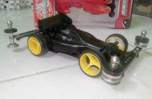 Tamiya sloop speed (merk AULDEY) Mini 4wd KENCANG & STABIL + Baterai cas