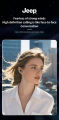 Jeep EW130 Wireless Earbuds Bluetooth 5.4 Headphones , 80 hours of Ultra-Long Battery Life  Bluetooth Earbuds, Deep Bass Gaming music Earphones with ENC Mic, Waterproof and sweatproof Wireless Headsets for Workout/Running. 
