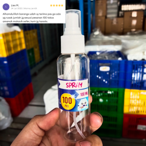 (20 PCS) Botol Spray 100ml / Botol Parfum / Botol Hand Sanitizer 100 ml / BOTOL SPRAY BENING