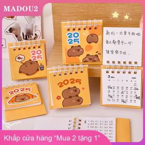 [COD] MADOU2 Sáng tạo mini phim hoạt hình Bàn lịch dễ thương capybara Túi xách tay lịch quản lý thời gian lịch trình máy tính để bàn trang trí quà tặng