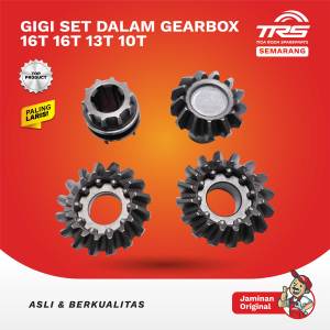 TRS Gigi Set Dalam Gearbox Motor Tiga Roda Viar Karya 150 200 Gigi 13T 16T 16T 10T Spareparts Original TRS SEMARANG