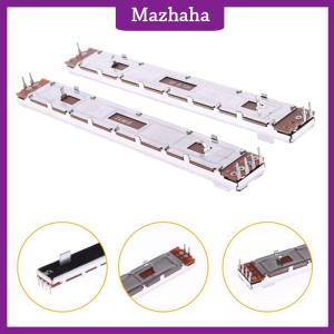 Mazhaha Chiết áp trượt thẳng B103 kênh đơn và hai kênh trộn 128mm Tổng chiều dài 12.8cm hành trình 100