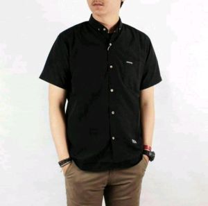 TERMURAH Kemeja Polos Pria lengan pendek /kemeja polosan top/baju kemeja kasual pria oxford kekinian