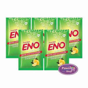 ENO Lemon อีโน รสมะนาว [5 ซอง สีเขียว] BB 4121 บรรเทาอาการท้องอืดท้องเฟ้อ