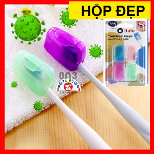 Combo 4 Bọc Bàn Chải Hộp Bọc Đầu Bản Chải Chống Bụi