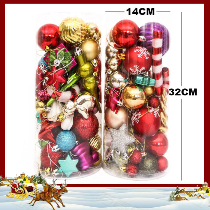 COD Manila Stock 2022 New Assorted Color 3040pcs Christmas Ball