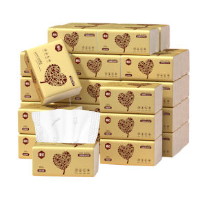 Manhua Tissue 60 packs whole box tissue wholesale small package tissue four-layer tissue 280 sheets household toilet paper
