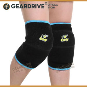GEARDRIVE Kids Knee Pads With Thickened Adjustable Anti Slip For Soft Volleyball Cycling Dancing Soccer Hockey