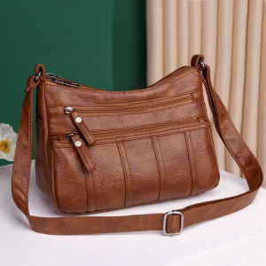 Túi đeo vai nữ da mềm nhiều ngăn LILA VDT135