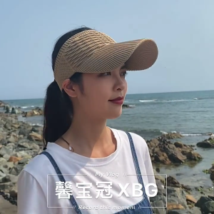 Mũ bóng chày Kem chống nắng nữ Mũ hở chóp cho câu cá leo núi Quà Tặng ngoài trời uv-bảo vệ rộng vành có thể gập lại