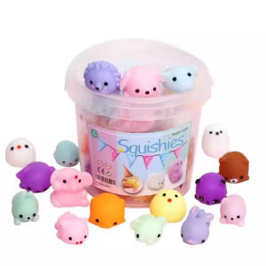 Cute pet Tuanzi Knead music 12 bucket small gift decompression doll cat animal vent toy