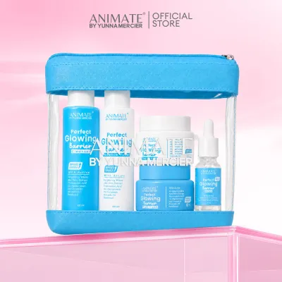 Animate Perfect Glowing Barrier Series 5in1 | Paket Lengkap Skincare Wajah Memperbaiki Skin Barrier BPOM