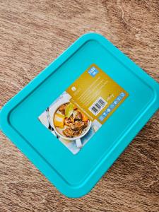 Pero Rectangle Glass Bakeware Oven Safe + Tutup 1400ml