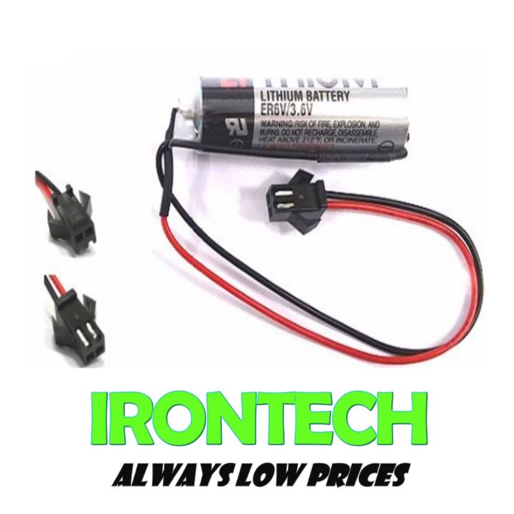 Toshiba ER6V 3.6V OTC robot encoder driver PLC servo motor battery Lazada