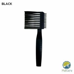 Makayo หวีตัดผมผู้ชาย เอาไว้รองทรง ตําแหน่งโค้ง แบบพกพา เฉพาะร้านตัดผม Barber Combs