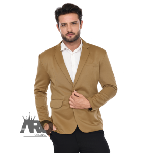 Jas Blazer Mocca Pria Terbaru Bahan Valencia Casual  Korean Style Slim Fit Body