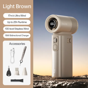 JisuLife Handheld Fan Ultra 2 High-speed Portable Fan 9000 mAh Outdoor All-in-One Fan