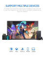 ARZ0PA A1-15.6'60Hz ขาตั้งจอภาพสำหรับเล่นเกมแบบพกพา, 1080P FHD พร้อม USB CHDMI Monitor หน้าจอขยายสำหรับ PCMac, แล็ปท็อป, สวิตช์, Xbox, PS. 