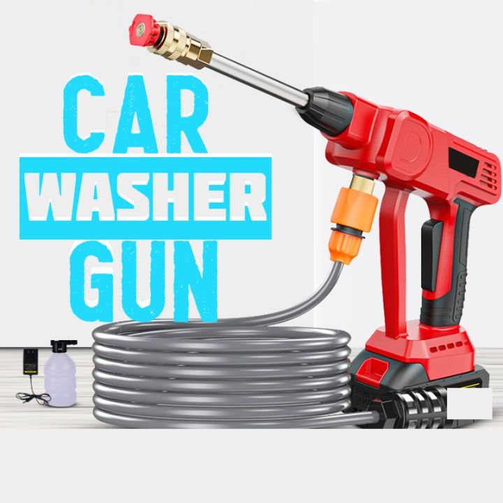 Cordless Handheld Car Spray Clean Washers Set Rechargeable Cleaning