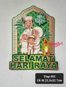 TEMPELAN LEBARAN HIASAN DINDING IDUL FITRI GANTUNGAN LEBARAN 904-907