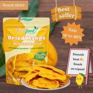 VIZA FOOD Spicy Dried Mangoes Fruits Salt And Chili l Dry Snack Spicy Dried Mango 250g/ 500g