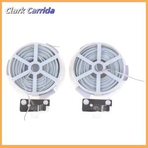 [Clark Carrida] 1 chiếc cà vạt Xoắn cây trong vườn chắc chắn đa năng màu trắng (50m) kèm dây tráng