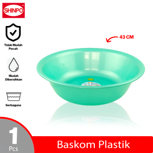 SHINPO Baskom Plastik Diameter 43 CM German Wash Basin Tidak Mudah Pecah SPO-SIP-823