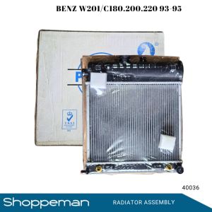 40036 MERCEDES BENZ W201 C180 C200 C220 1993-1995 RADIATOR ASSEMBLY A/T 360x418x26mm 1ROW