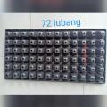 5 lembar pot tray / tray semai / tray pembibitan 50 , 72 , 105 , 128 , 200 lubang. 