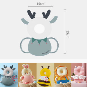 POTIKA เป้กันกระแทก+หมอนป้องกันหัวเด็ก ชุดเซ็ตปกป้องทารกหัดเดิน ลดการบาดเจ็บจากการล้ม