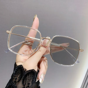 JN IMPRESSION Qua biên giới photochromic kính thời trang Đèn xanh dương bảo vệ mắt kính cận khung lớn cao cấp người đàn ông và phụ nữ kính