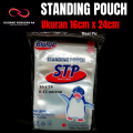 Plastik Standing Pouch 1 Kg Ukuran 10 x 17 cm Tebal Isi 50 Pcs dalam 1 Pak Tempat Makanan. 