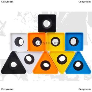 [COD] Cozyroom Durable microphone interview triangular logo flag station ABS plastic