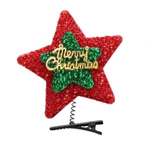 Phim Hoạt Hình Giáng Sinh Kẹp Tóc Cô Gái Nóng sequin lấp lánh kẹp tóc Lễ Hội kẹp tóc Cho Trẻ Em bím tóc kẹp tóc