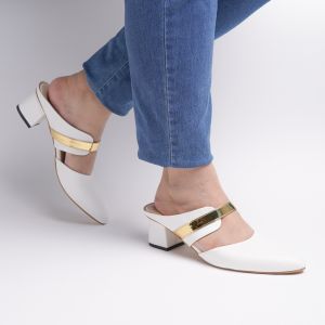 Zavatu Sepatu Bustong Hak 5 Cm Big Size Jumbo ZVT 173 Putih