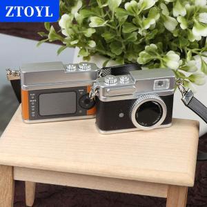 [COD] ZTOYL 1PC Mini Camera รุ่น dollhouse Miniature กล้องย้อนยุครุ่น Decor ของเล่นสามารถส่องแสง