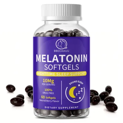 Bbeeaauu Melatonin viên nang cải thiện giấc ngủ làm giảm chứng mất ngủ 10mg điều chỉnh giấc ngủ cho một giấc ngủ ngon