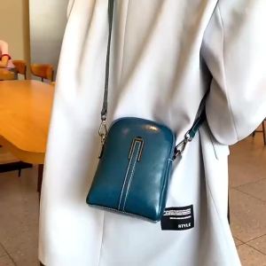 Fashionable and trendy best-selling womens bags 2026 New leather small crossbody bag for women stylish and versatile genuine leather phone bag