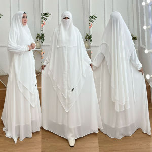 BARU! Set Dress/Set Gamis Syari Kode ASTINI NON Bahan Ceruty Babydoll Premium By Ory AjeZas Collecti