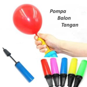 PROMO TERMURAH UKURAN BESAR Pompa Balon Foil Manual Hand Pump Pompa Tangan Kecil Balon Karet Bintang Hati Huruf Pesta