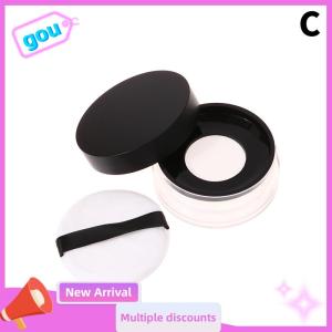 gou 20g Empty Air Cushion Puff Box With Powder Sponge Sifter Or Elastic Mesh Portable Makeup Case Container For Loose Powder