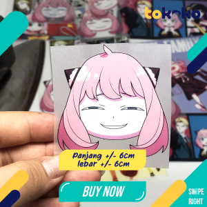Stiker Sablon Setrika Anya Spy x Family Sablon DTF Sablon Gosok Gambar Anime Keren Anya Folger