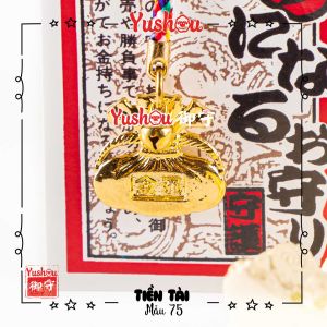 Móc Khóa Yushou Tiền Tài - Mẫu 75 (Kiểu Omamori) Có sẵn