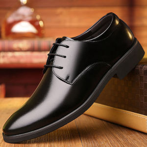Black Leather Shoes For Men British Style Business Formal Shoes Office Shoes School Shoes Wedding Shoes Black Shoes Men